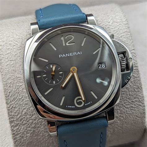 panerai 38mm blue|Panerai pam 01247 car.